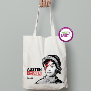 Tote bag feministe Austen Power